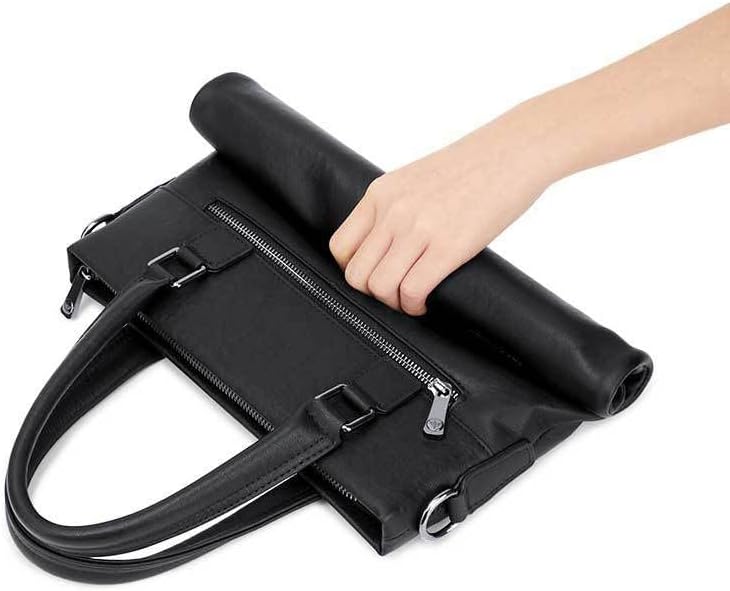 Briefcase Man Business Meeting Office Go To Work Leather Cattle Hand-held Document Bag
