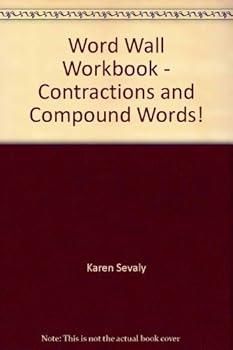 Paperback Word Wall Workbook - Contractions and Compound Words!: Skill Based Worksheets and Reproducible Word Cards for Each Group of Words! [Large Print] Book