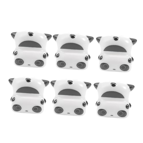healvian 6個 かわいい製熊猫箸置き 食卓用セラミック箸 スプーン フォークレスト 鮮やかで滑らかな質感 簡単清掃可能 パーティーや宴席に