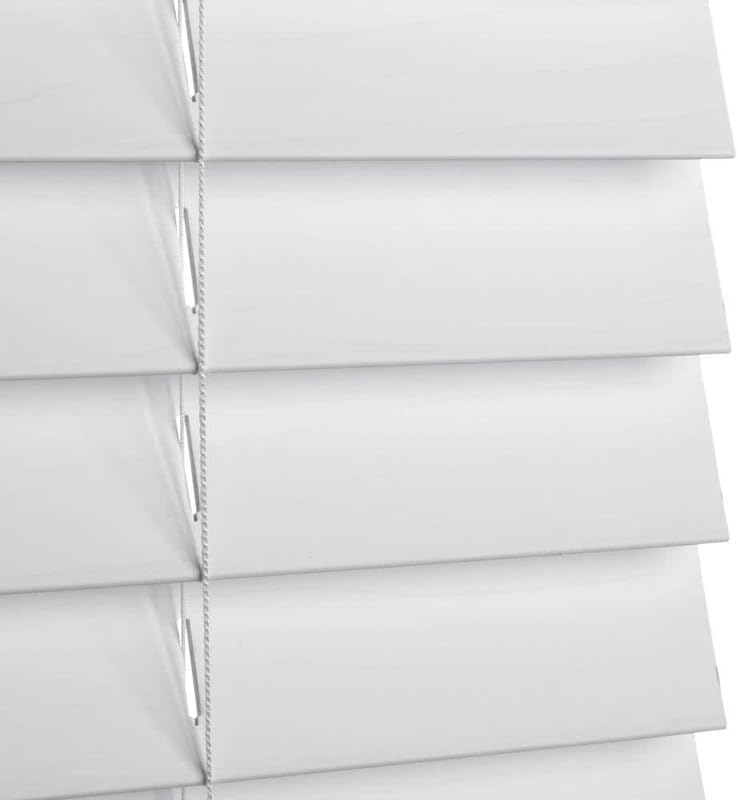 Miniatura 5 de Ultra Premium Color Blanco 2 12" (2.5") pulgadas de madera sintética Ciegos 72" L  Custom Cut Envio rápido