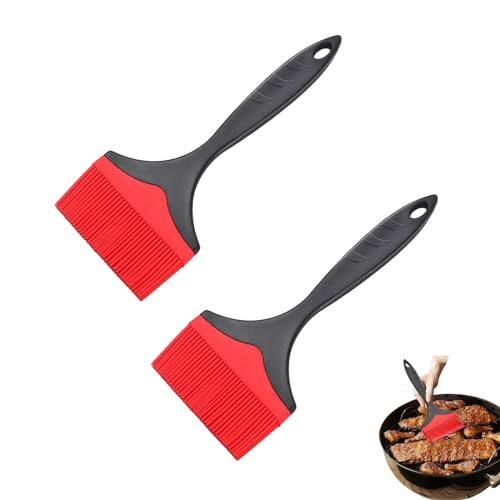 ChAusa 2 Stück Extra Großer Silikon Backpinsel 10cm Extra Breiter...