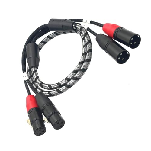 Câble double mâle double femelle antibruit home cinéma équipement scène