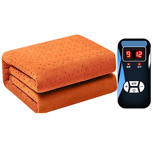 Elektrisch unter Decke, Dual LED Controller |Weiche und Bequeme waschbare beheizte matratische Deckblatt |9 Wärmeeinstellungen und 12