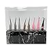 The Lash Co. Marble Tweezer Case (acrylic, black, fits up to 8 tweezers)