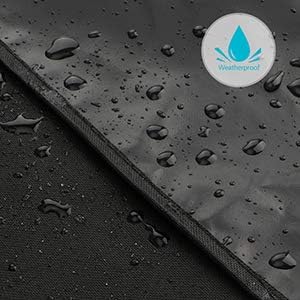 Miniatura 5 de i COVER Cubierta redonda para parrilla, 34 (diámetro) x 41 (alto), resistente al agua, para exteriores, de lona, para parrillas, protección para