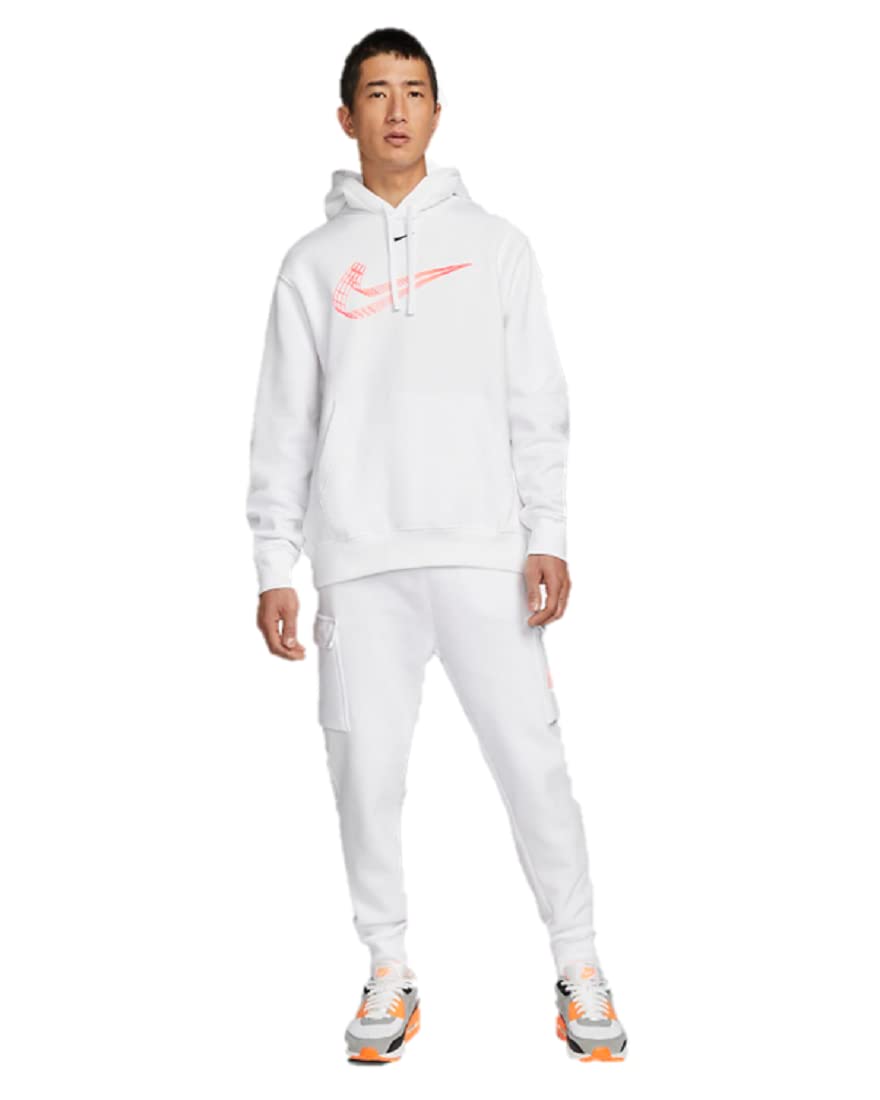 xs white nike hoodie