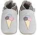 KINDSGUT Chaussons en Cuir Souple pour bébé et Enfant, Glaçe, Taille 24/25