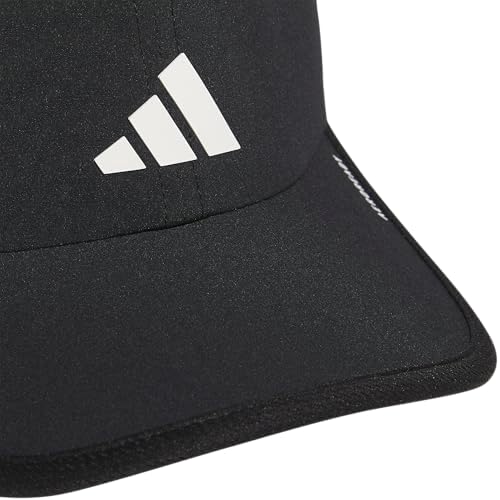 adidas Women's Superlite Hat β Lightweight Moisture-Wicking Cap for Workout and Training, Black/White/3, OSFA - 2