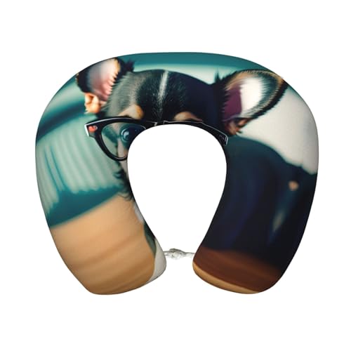 Almohada de viaje de espuma viscoelástica talla única negra miniatura 1