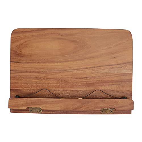 Zerodeko Halter Holzclips Lesen Zeitschrift Singen Zubehör Bücher Mit Holz Tragbarer Schreibtisch Leichtes Tablett Laptop Rezeptwinkel Home Tablet X Bücherregal Verstellbarer Desktop Cover