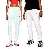 Cordon de serrage Nike M NSW Club Jggr BB Pantalon de Sport, White/White/Black 100, S Homme