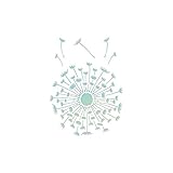 Stamperia Malschablone Pusteblume 29,7x21cm Haftspray Schabloniertechnik