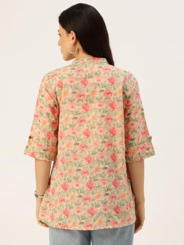 Image of Printed Mandarin Shirt - Casual & Chic (S-3XL)