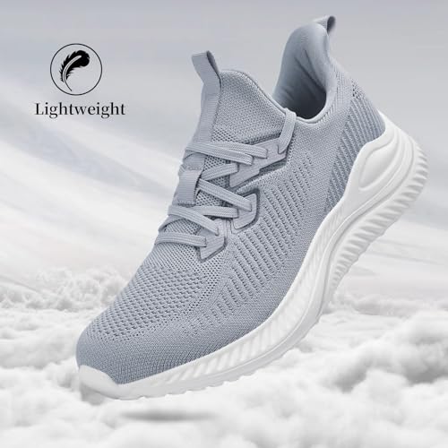 Image of Slow Man Mens Walking Sneakers Wide Width Slip on Tennis Shoes,Lightweight Breathable Running Shoes,Ideal for Athletic Workout Gym Jogging and Casual Wear