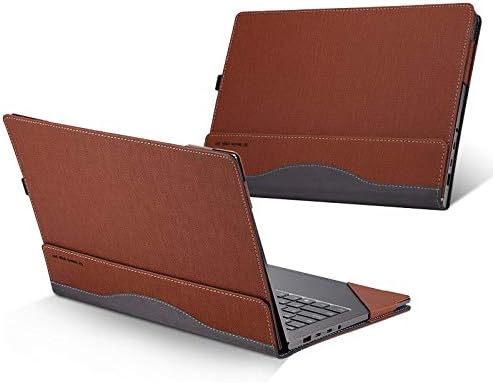 ppker for Lenovo Yoga C930 / 920/910 / 900 Case, Detachable Protective Laptop Cover for Lenovo Yoga 7 Pro/Yoga 6 Pro/Yoga 5 Pro/Yoga 4 Pro 13.9 Inch (for Yoga 900/910 / 920 / C930 13.9", Brown)