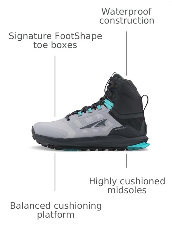 Image of ALTRA Women's Lone Peak 9 Waterproof Mid Hiking Shoe