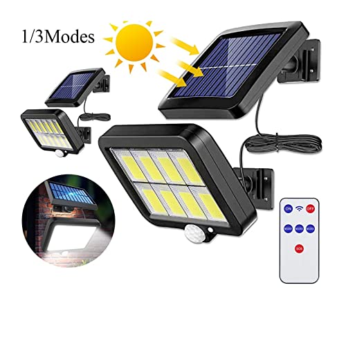 Luz de pared solar 72COB con sensor de movimiento y 3 modos de iluminacion 2