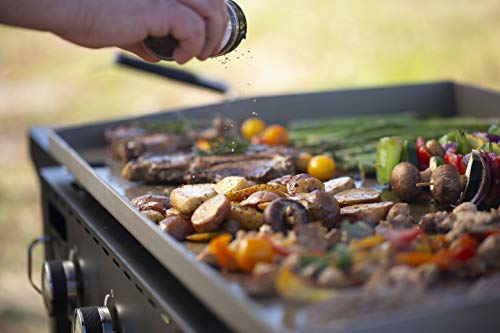 PIT BOSS PB757GS Cast Iron Gas Griddle, Black