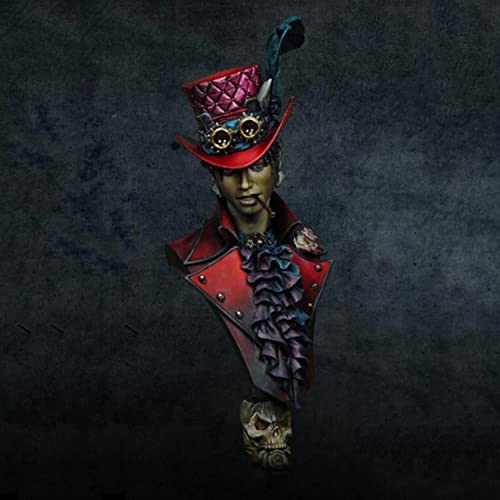 Figura modelo kit resina 1/10 Ancient Man con sombrero miniatura 1