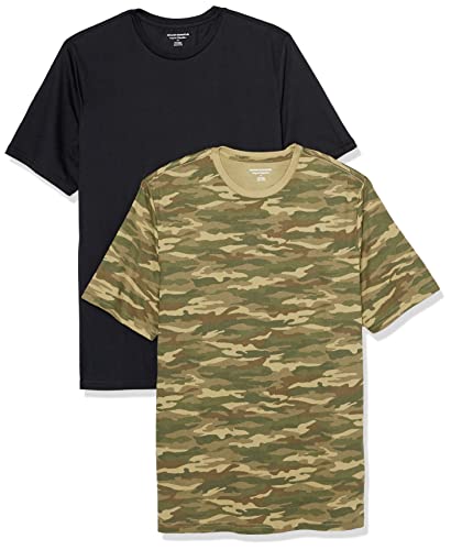 Image of Amazon Essentials Men's Slim-Fit Crewneck Short Sleeve Cotton T-Shirts