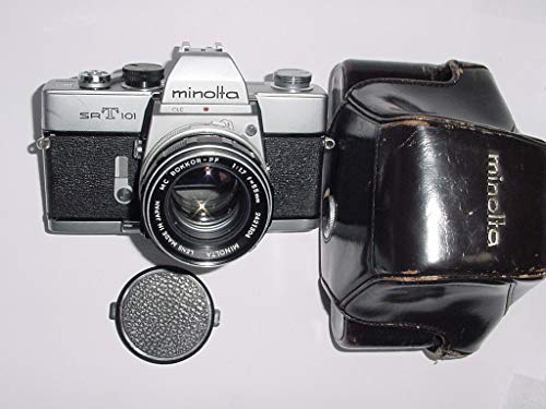 Minolta SRT-101/ SRT-100 35mm SLR Film Camera w/ 50mm Manual Focus Lens (Renewed)