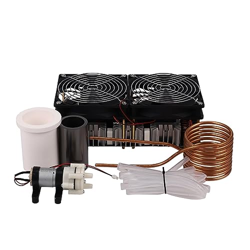 Calentador de inducción, Calentador de inducción ZVS de 2500W, Placa PCB de Calentamiento por inducción de Alta frecuencia, Metal Fundido, Bobina, crisol y Bomba