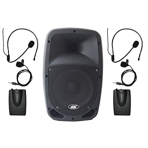 Audio 2000s AWP6407M Wireless Microphone Portable PA System
