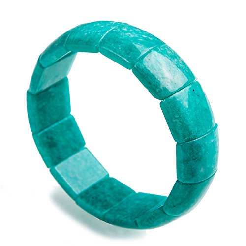 Amazonite du Mozambique naturelle rectangle pour rituel bien-être et sérénité maison
