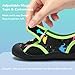 WateLves Wide Toddler Water Shoes Kids Quick Dry Barefoot Shoes Girls Boys Aqua Athletic Sneakers for Beach Hiking Swim Kayak Sport Accessories, Camping Essentials (Dinosaurs, 30)