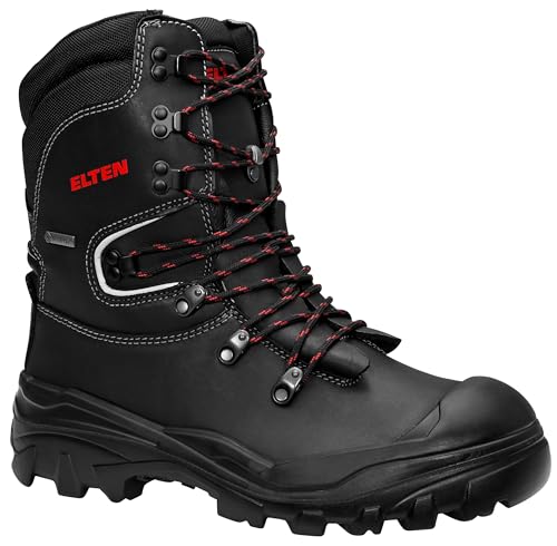 ELTEN Forststiefel Arborist GTX S3 CI, Damen und Herren, Leder, Stahlkappe, robust 42, Schwarz ELTEN Forststiefel Arborist GTX S3 CI, Damen und Herren, Leder, Stahlkappe, robust 42, Schwarz