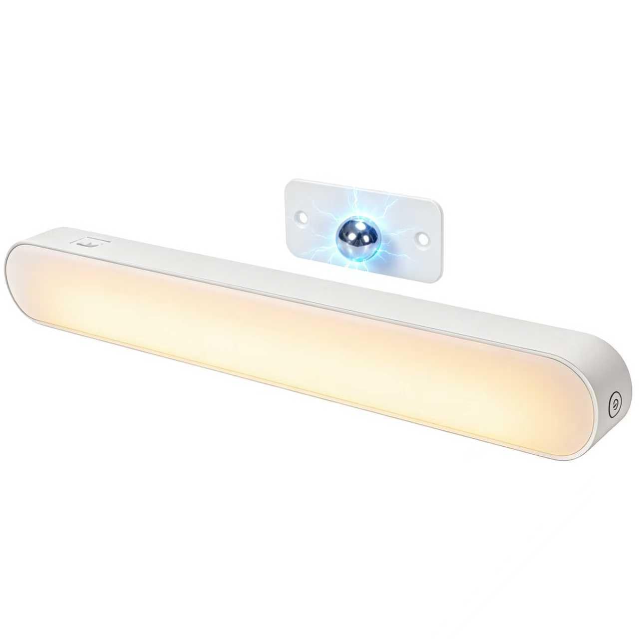 Oświetlenie toaletki LED, 4000 mAh, oświetlenie lustra, oświetlenie lustra, bez kabla, zdejmowana lampa obracana o 360°