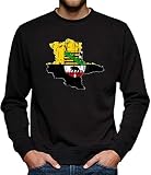 Sachsen Anhalt Bundesland Sweatshirt Pullover Herren XXXXL Schwarz