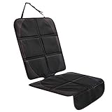 Nine States Car Seat Protector, Baby Cars Seat Cover Mat Pads with Universal Fit, XL Size - Water-resistant Fabric& PVC Leather Reinforced Corners & 2 Large Pockets for Handy Storage