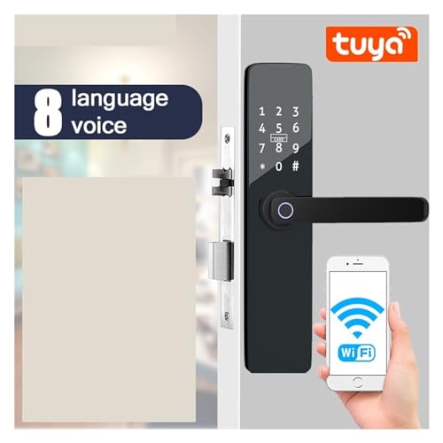 Serrure Électronique Tuya oubli de clé solution avec code et secours USB