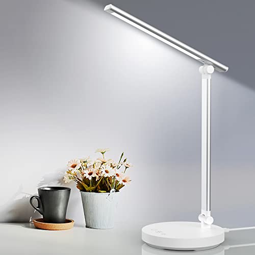 Beyondop Led Desk Lamp, Dimmable Desk Light Touch Control With 5 Lighting & 5 Brightness Level, Eye Caring Reading Lamp, Desk Lamps For Home Office, Foldable Table Lamp For Study Dorm School Gifts #TOP16