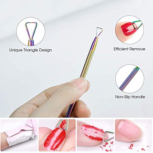 Nagelhautschieber mit Nagelhautschere Set - Hautscheren aus Edelstahl Präzises Nagelhaut Knipser und Unter-Nagel… – Bild 5