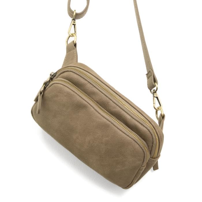 Image of Joy Susan Womens Fashion Purse Kylie Double Zip Sling Belt Bag