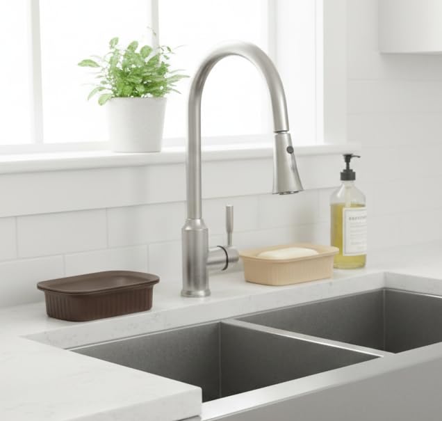 Image of CSM Plastic Soap Case Soap Stand soap Holder Soap Dish for Bathroom (Pack of 4 Pcs)(Blue,Grey,Beige,Brown)