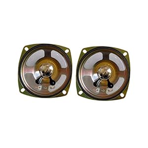 WNJ-TOOL, 2 stücke 3 Zoll 78mm wasserdichte Lautsprecher 8 ohm 5w Kohle Mine Alarm Lautsprecher Einheit Quadrat transparent Outdoor shoudspeaker (Größe : 3")