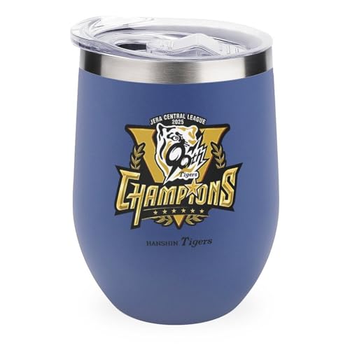 ワインタンブラー 阪神 プロ野球 リーグ優勝記念 野球応援 卵殻カップ タンブラー 350ml U字型 コーヒーカップ 蓋付き ステンレス製 魔法瓶 保冷 保温 水筒 直飲み 応援グッズ プレゼント