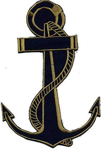 Cucire-Su Patch - Ancoraggio Nero-Oro - 07374/1