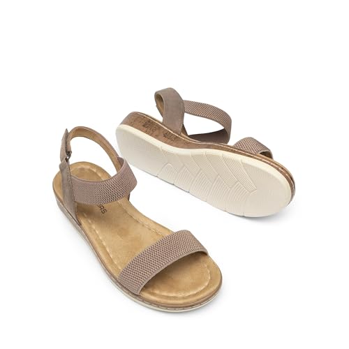 Image of DREAM PAIRS Women's Low Wedge Casual Sandals
