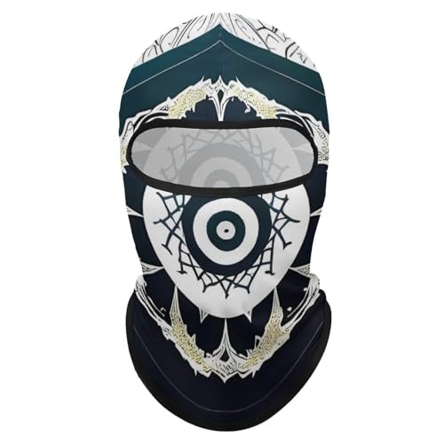 Balaclava Totem Negro y Blanco para Hombres y Mujeres Protección Solar Transpirable Máscara Integral para Senderismo, Ciclismo, Correr, Conducción miniatura 7