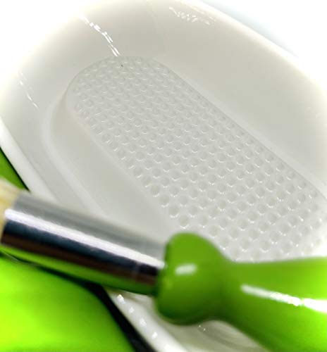 Boncera, All-In-One 3Pcs Premium Ceramic Garlic N Ginger Grater Set - Quality, 8.2" Long White Porcelain Grater Plate W/Garlic Peeler, Gathering Brush, It's Also Grating Turmeric, Ginger, And More. #TOP6