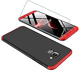 samsung galaxy s6 32gb negro (g920f) caracteristicas Material de la PC: 360 grados 3 en 1 hacia arriba y hacia abajo y el diseño de la hebilla posterior de la caja, la cubierta del teléfono compacta ligera, segura, delgada y elegante,Cada Funda tiene una película de vidrio templado gratis Para Samsung Galaxy A6 2018(6.0") ofrece una protección sólida.
