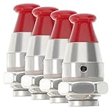 DIYEAH 1 Satz Teiliges Druckkocher Sicherheitsventil Hochwertige Entlastungsventile Für Druckkochtöpfe Installieren Hitzebeständig Und Langlebig Kompatibel Mit Meisten Modellen 4 Stück