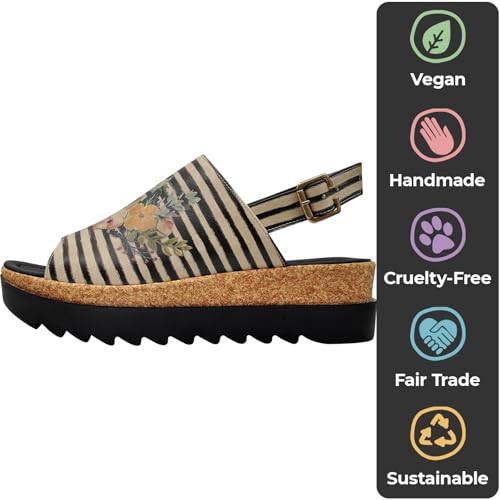 Image of DOGO Platform Sandals Women - Vegan and Handmade Wedge Sandals for Women