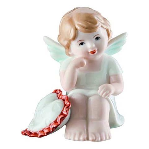 bavaria Porcelain figure angel Lilly affection ca. 10cm, hand-painted, comes in a gift box Cover