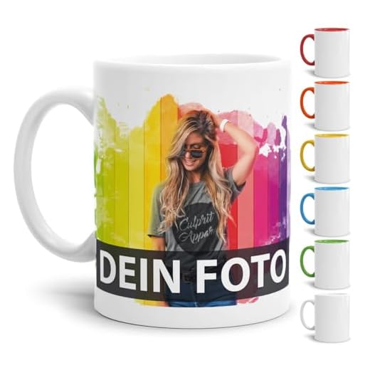 Tasse selbst individuell gestalten | Personalisierbar mit eigenem Foto | Glanz