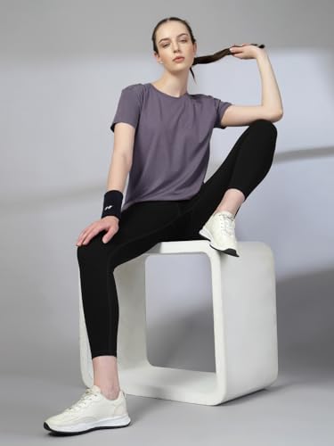 Image of CHKOKKO Gym Tshirt for Women Workout Dry Fit t Shirt Sports Tshirt Lightweight Round Neck Breathable Half Sleeve Activewear Running Yoga Tops for Woman